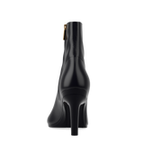 Peyton Ankle Boot - Coal Black Leather 4 Stiletto