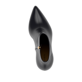 Peyton Ankle Boot - Coal Black Leather 4 Stiletto