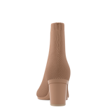 Peyton Ankle Boot - Latte Knit 3 Block