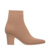 Peyton Ankle Boot - Latte Knit 3 Block