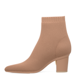 Peyton Ankle Boot - Latte Knit 3 Block
