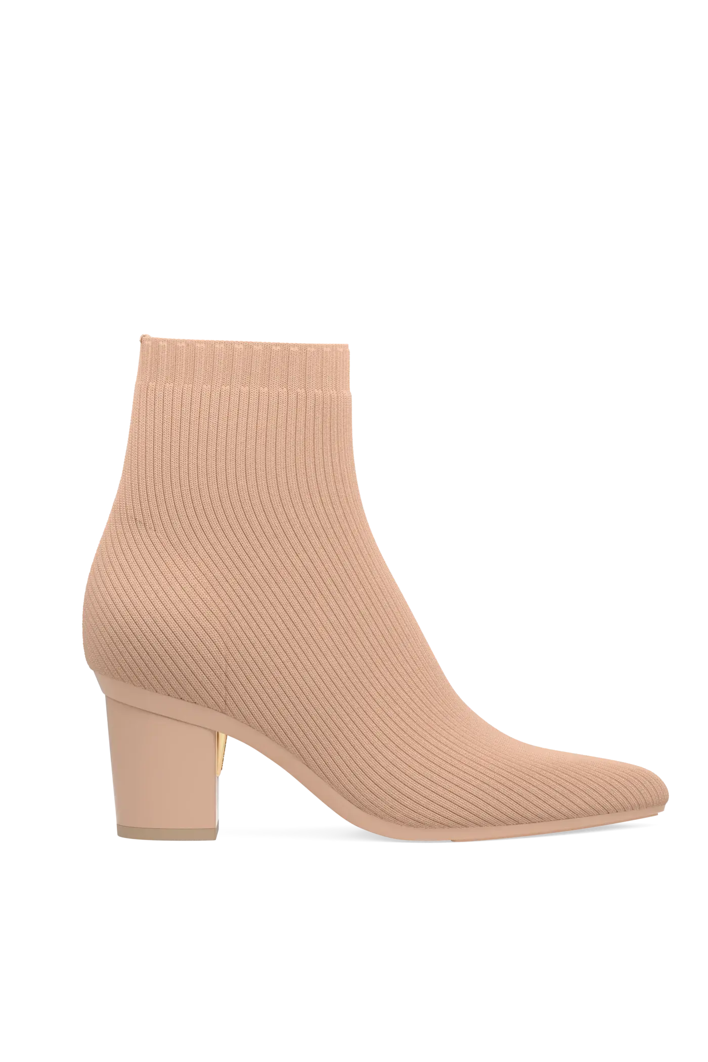 The Bootie - Sand Knit + Block Heel Kit 3 Sand