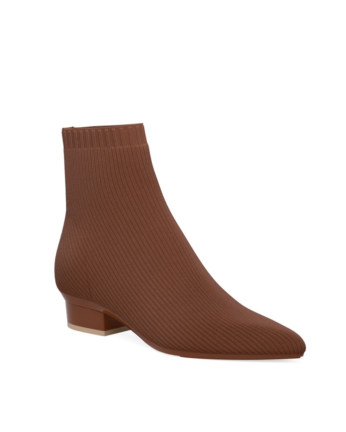 The Bootie - Walnut Knit 4 Block