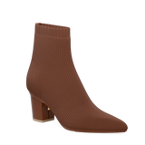 Peyton Ankle Boot - Walnut Knit 3 Block