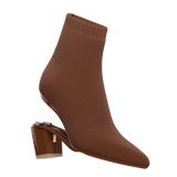 Peyton Ankle Boot - Walnut Knit 3 Block
