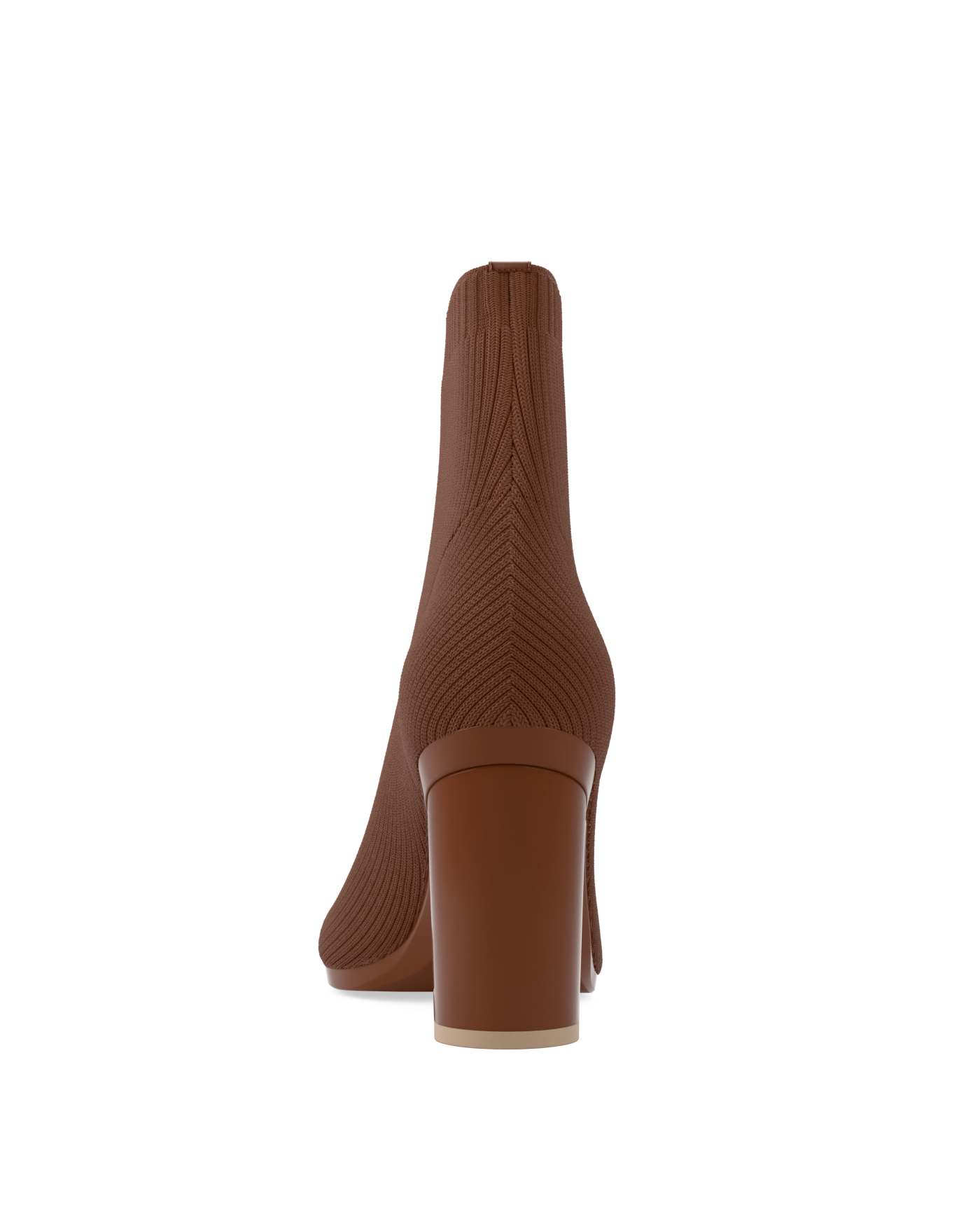 Peyton Ankle Boot - Walnut Knit 4 Block