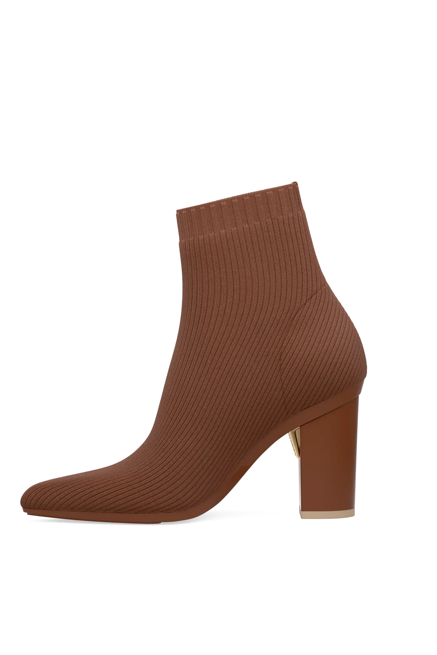 The Bootie - Walnut Knit 4 Block