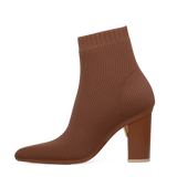 Peyton Ankle Boot - Walnut Knit 4 Block