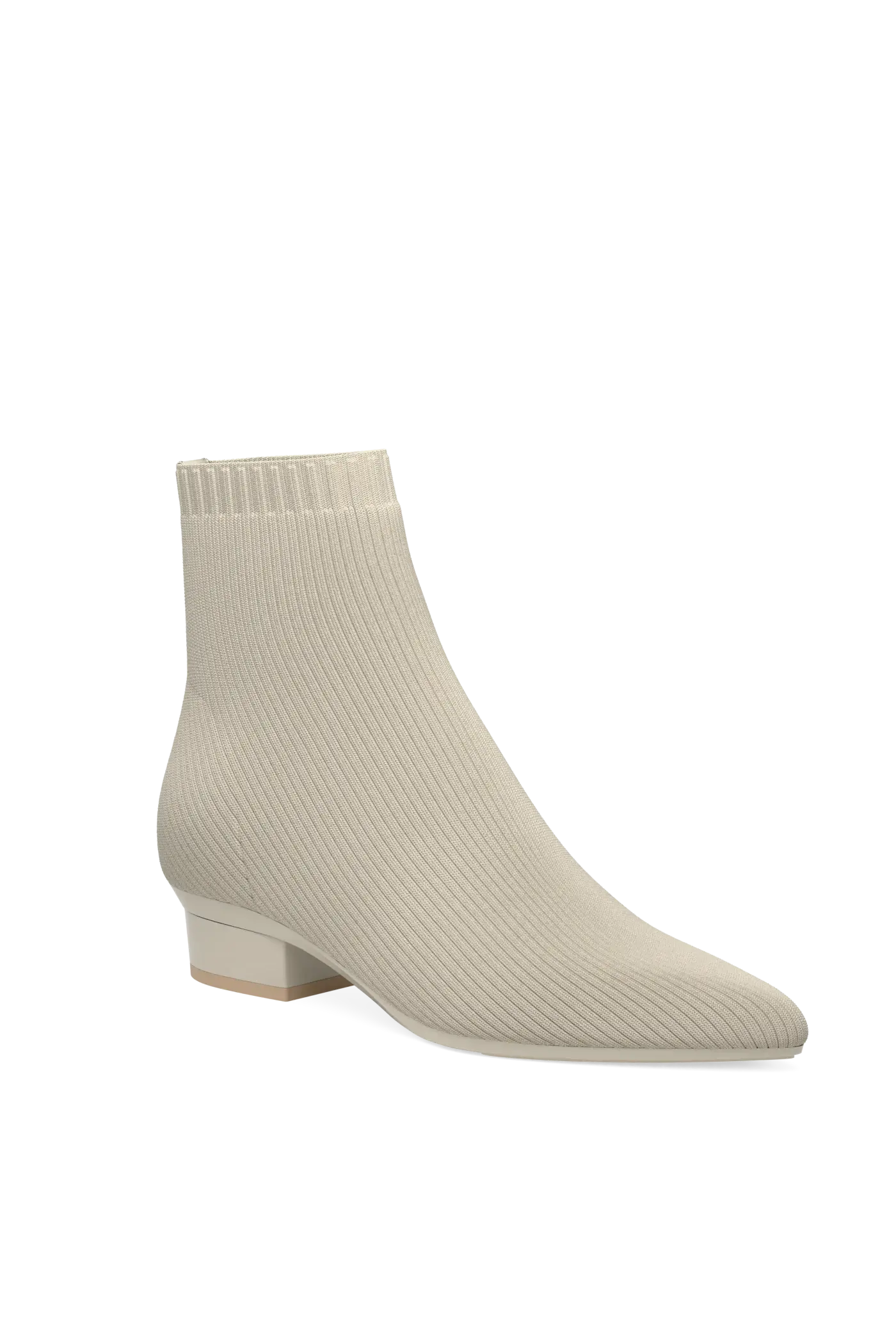 The Bootie - Bone Knit 3 Stiletto