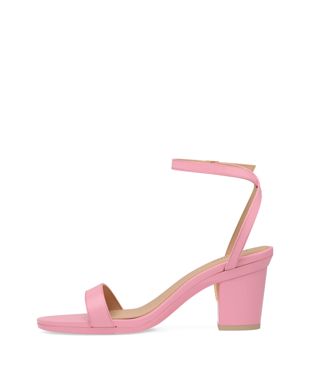 Brenna Sandal - Pink Leather 3 Block - Final Sale
