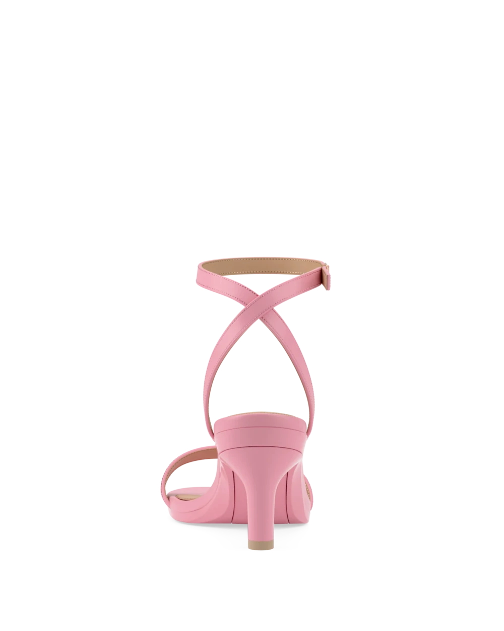 Brenna Sandal - Pink Leather 3 Stiletto - Final Sale