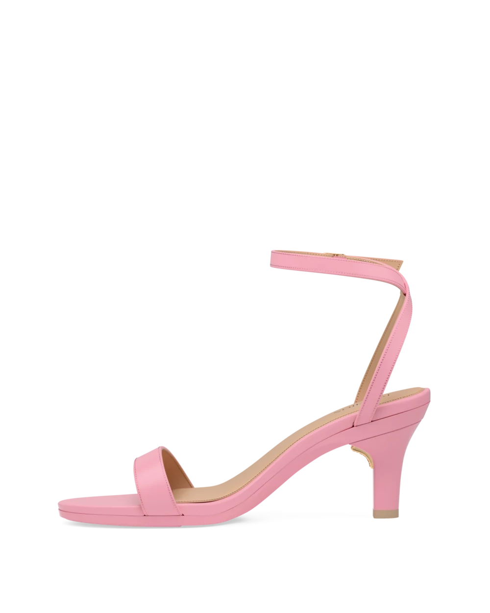 Brenna Sandal - Pink Leather 3 Stiletto - Final Sale