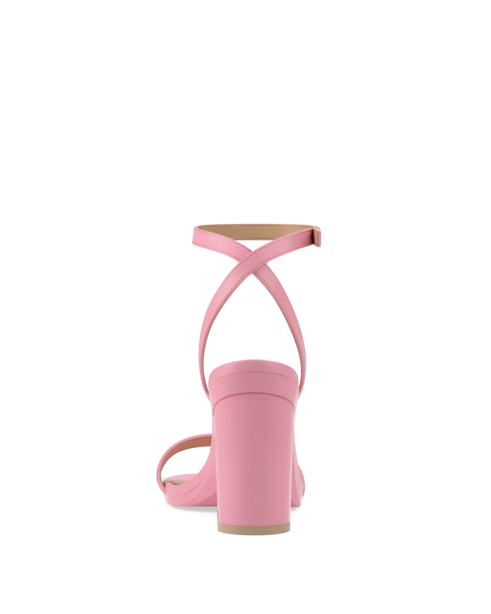 Brenna Sandal - Pink Leather 4 Block - Final Sale