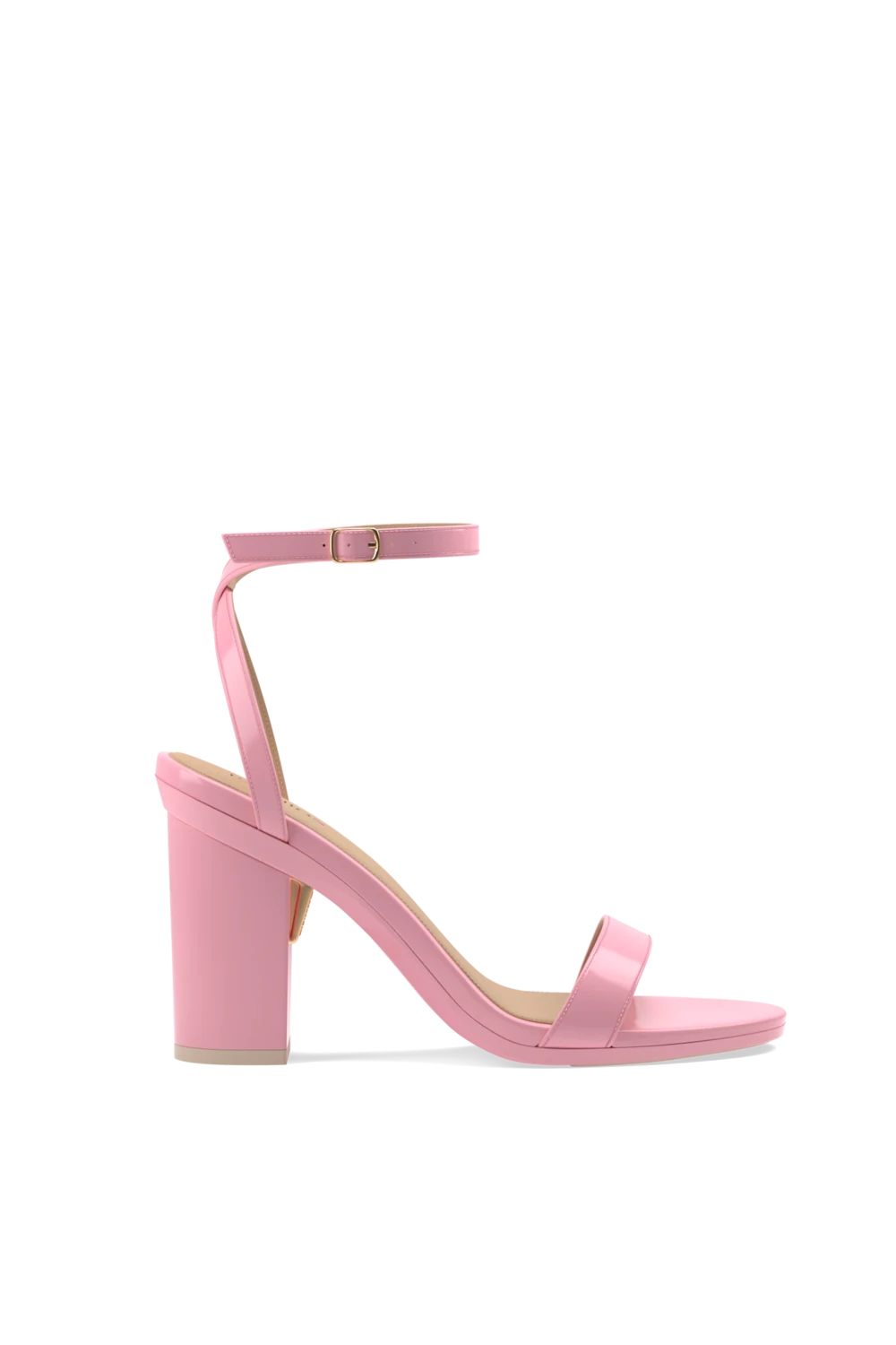 The Brenna - Pink Patent 4 Block - FINAL SALE