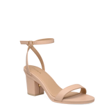 Brenna Sandal - Sand Leather + Block Heel Kit 3 Sand