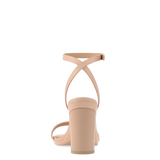 Brenna Sandal - Sand Leather + Block Heel Kit 4 Sand
