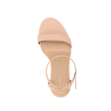 Brenna Sandal - Sand Leather + Block Heel Kit 4 Sand