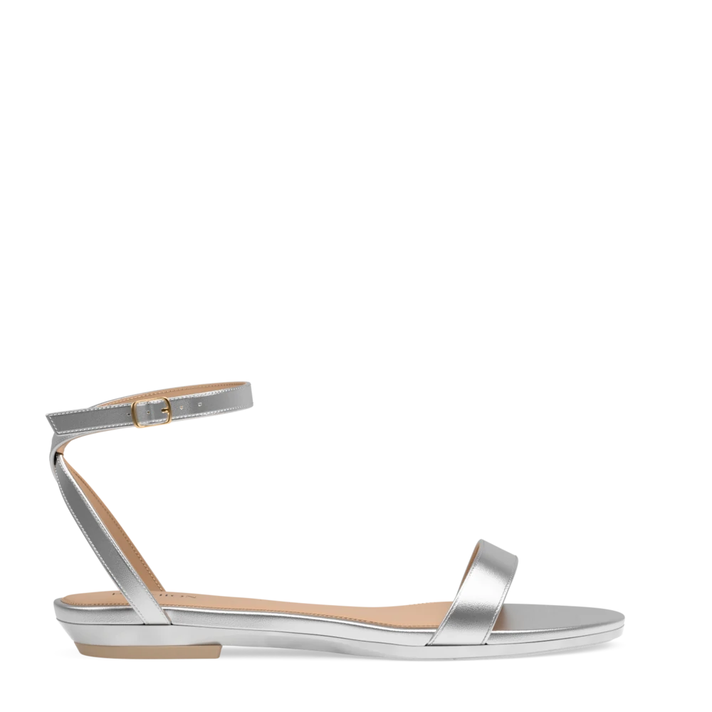 The Brenna - Matte Silver Flat