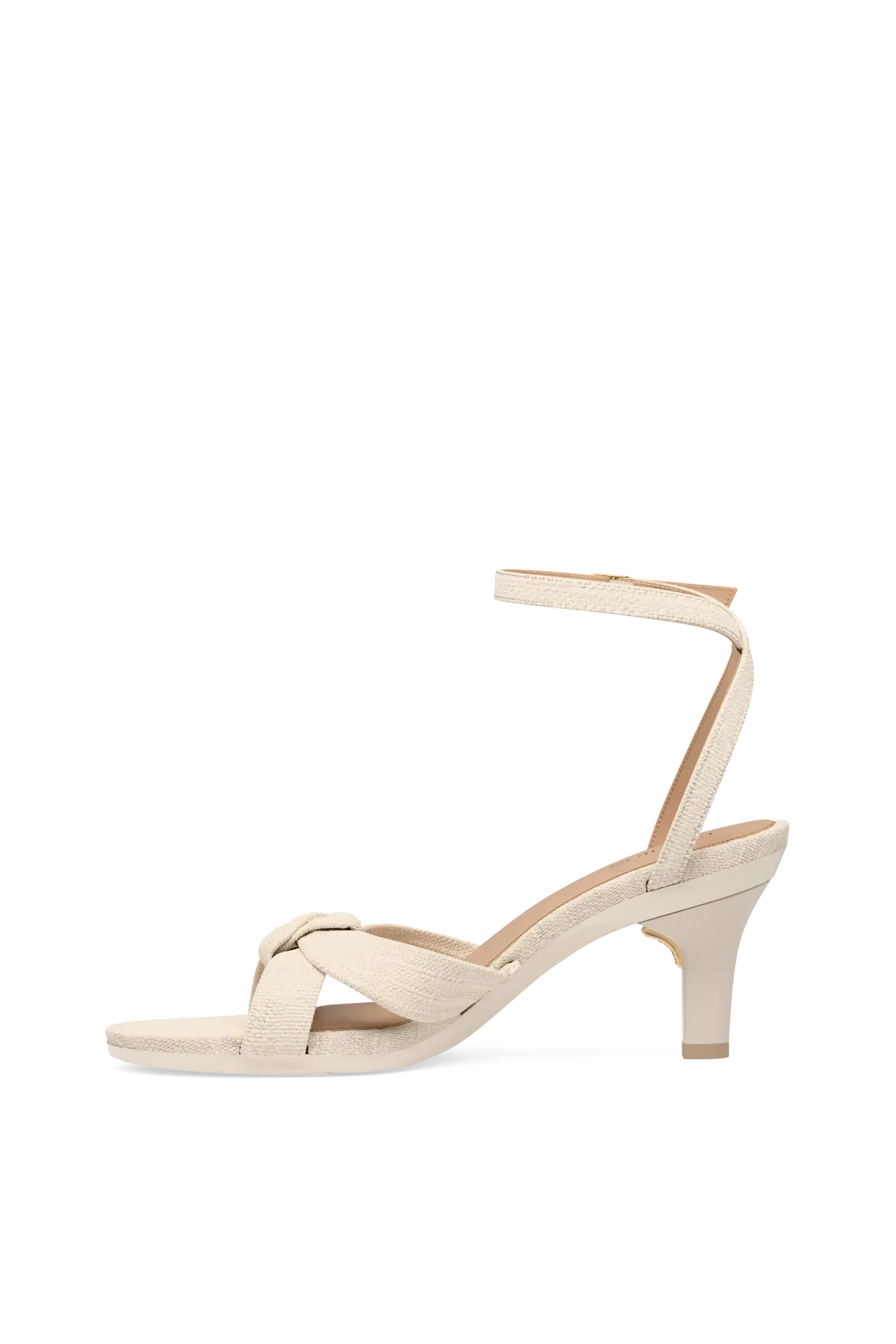 The Brittany - Ivory Linen 3 Stiletto