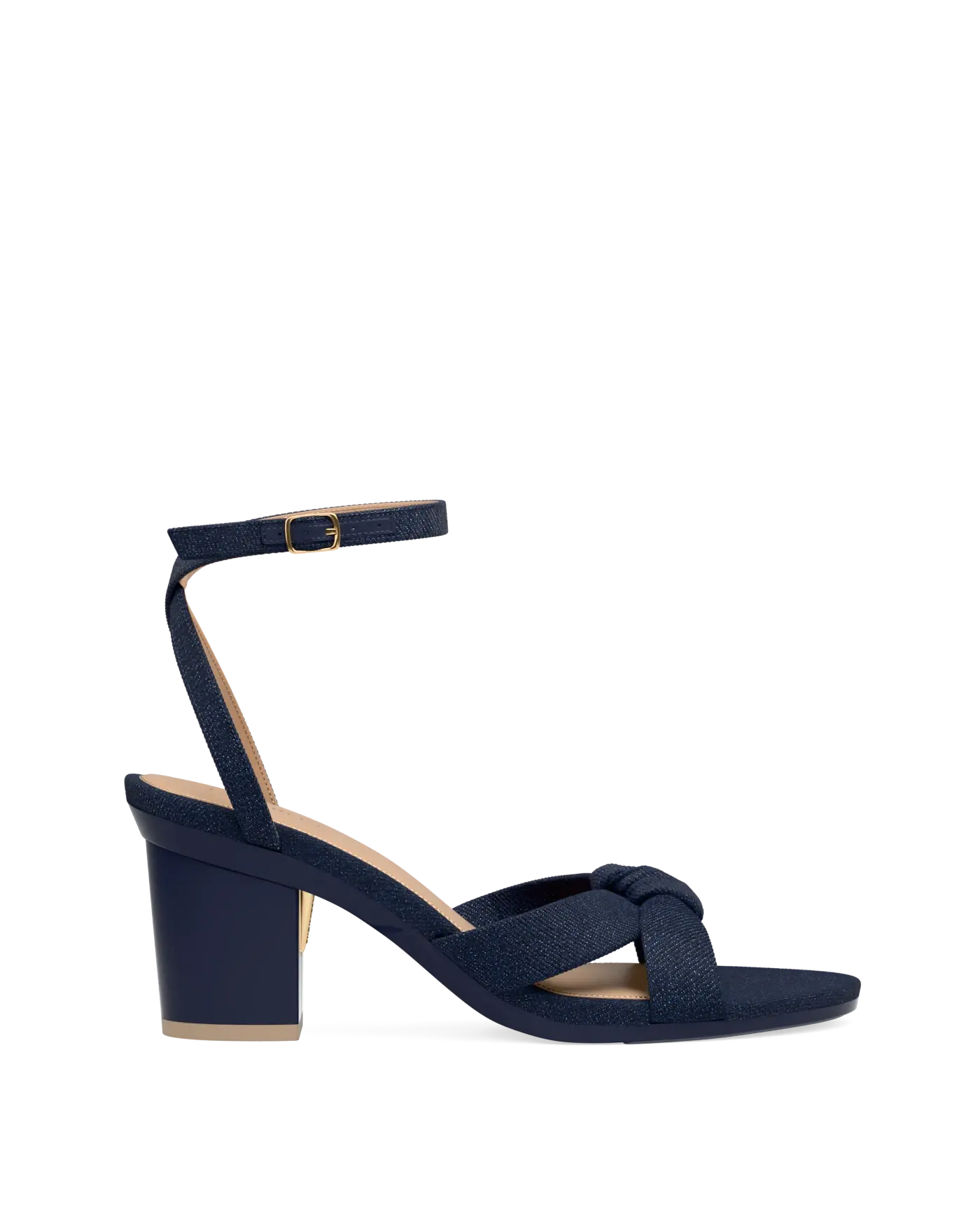 Brittany Sandal - Midnight Denim 3 Block