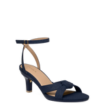 Brittany Sandal - Midnight Denim 3 Stiletto