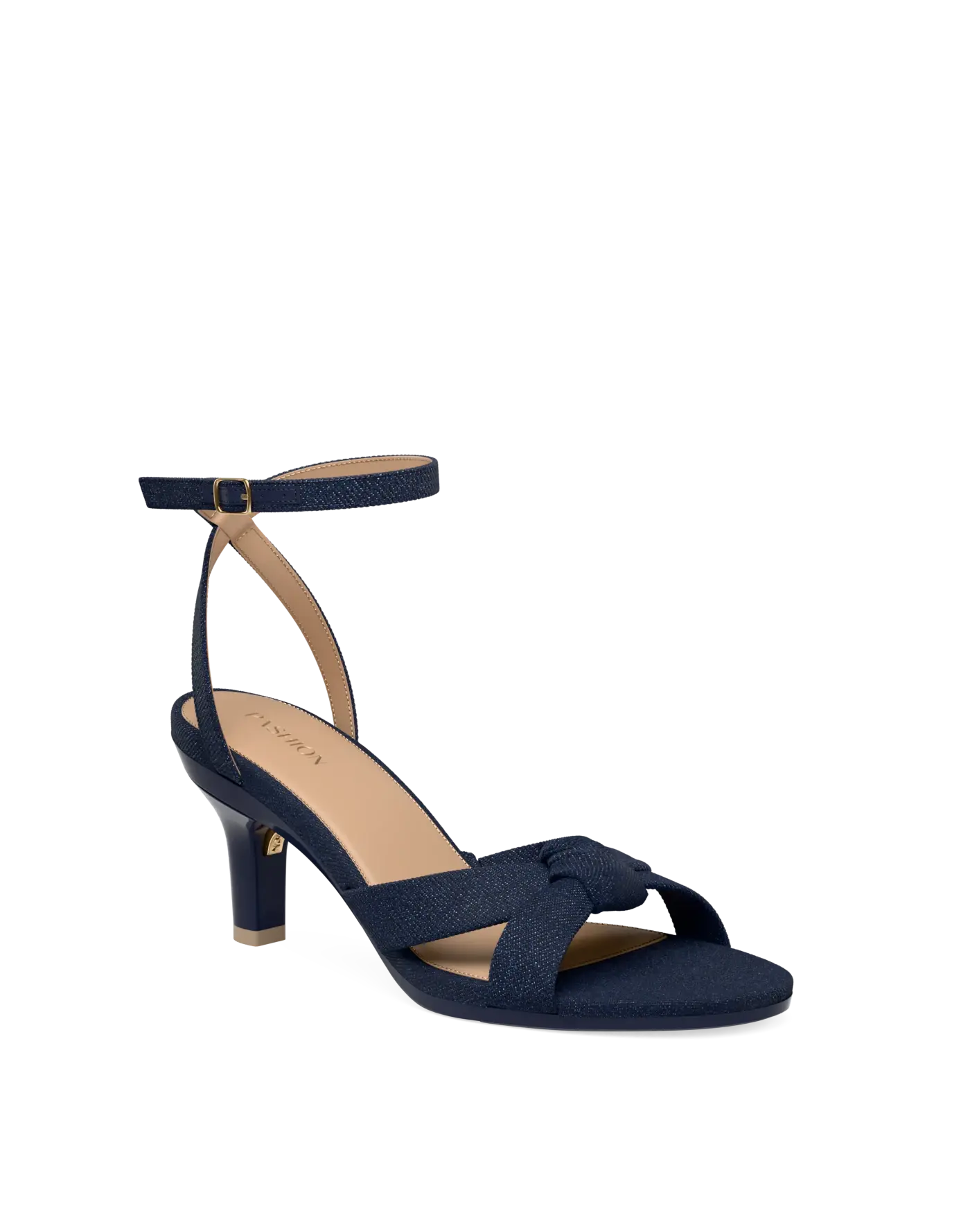Brittany Sandal - Midnight Denim 3 Stiletto