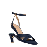 Brittany Sandal - Midnight Denim 3 Stiletto