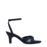 Brittany Sandal - Midnight Denim 3 Stiletto