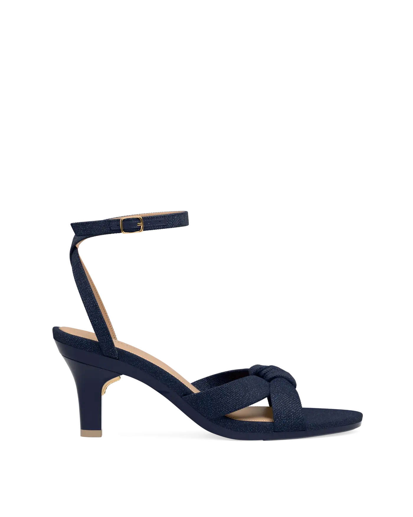 Brittany Sandal - Midnight Denim 3 Stiletto