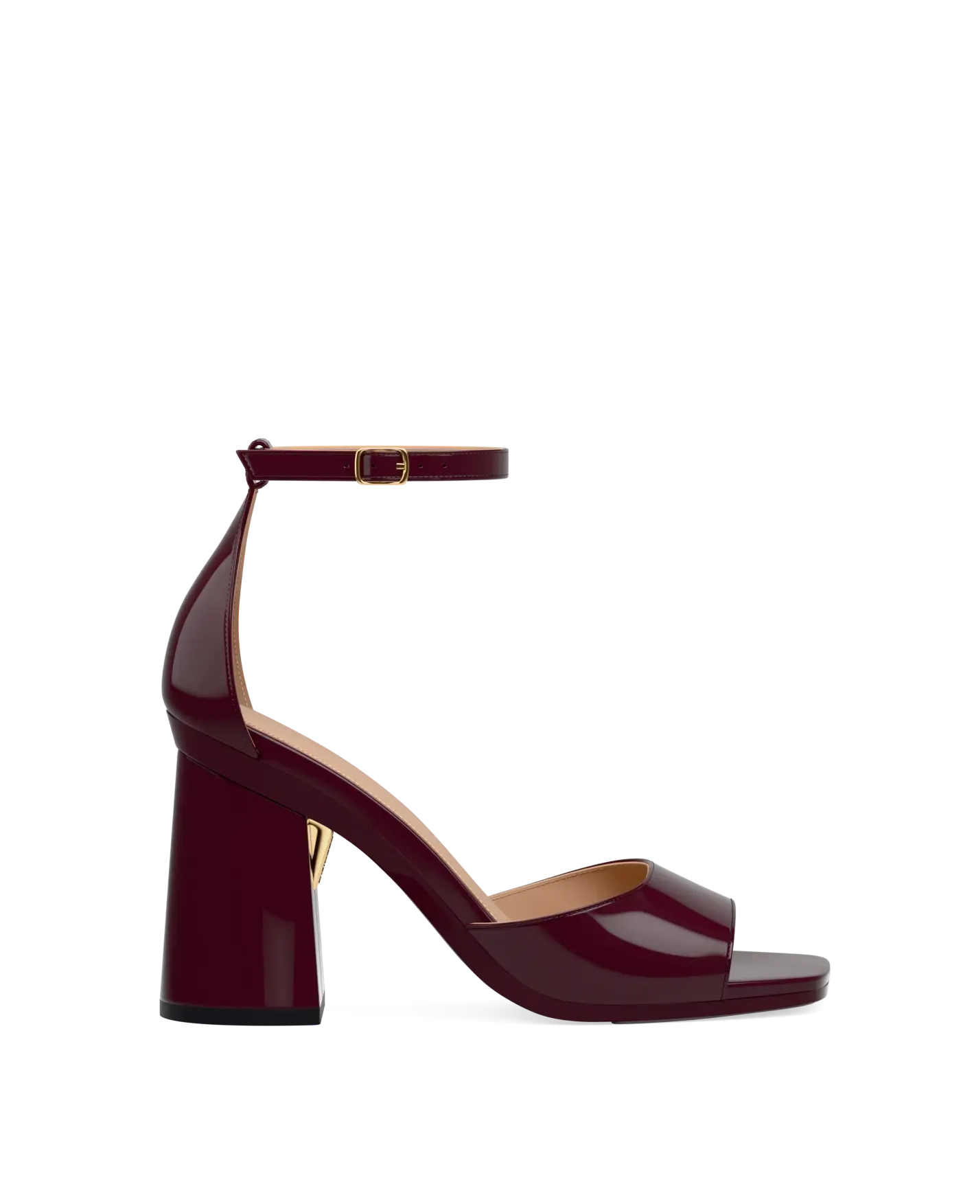 Flare Block Heel Kit 4" Cherry Mocha