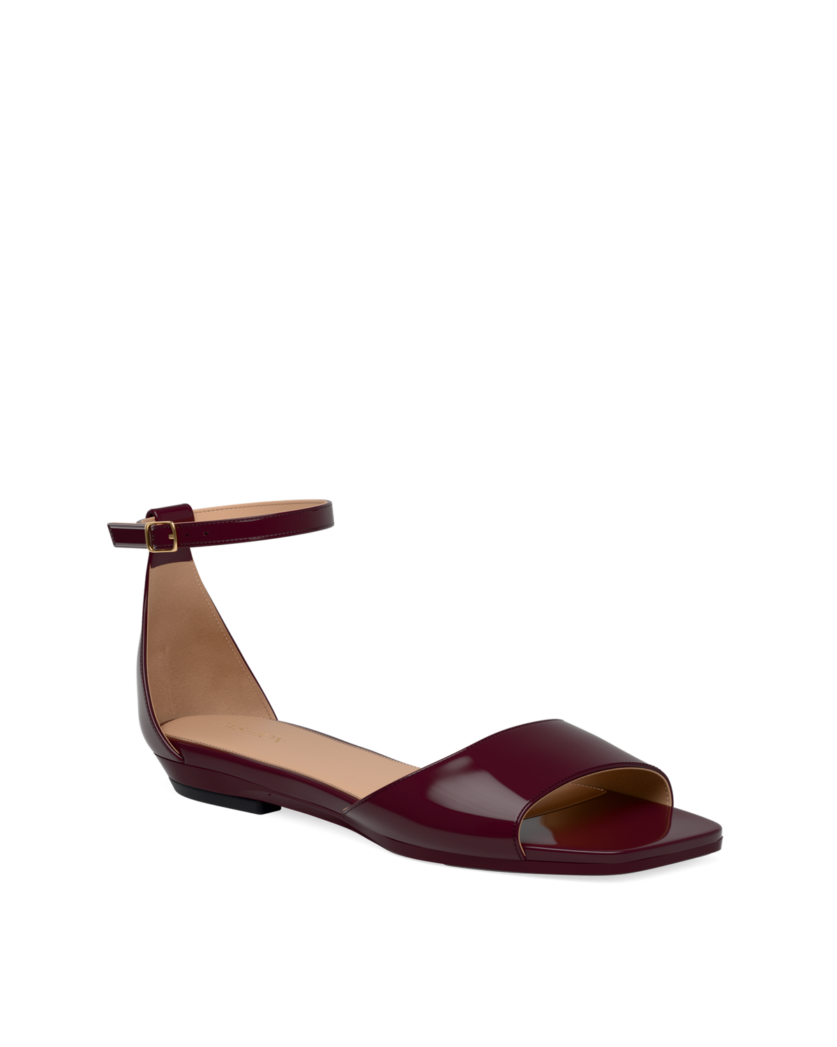 The Brooke Pump - Cherry Mocha Patent 3 Stiletto