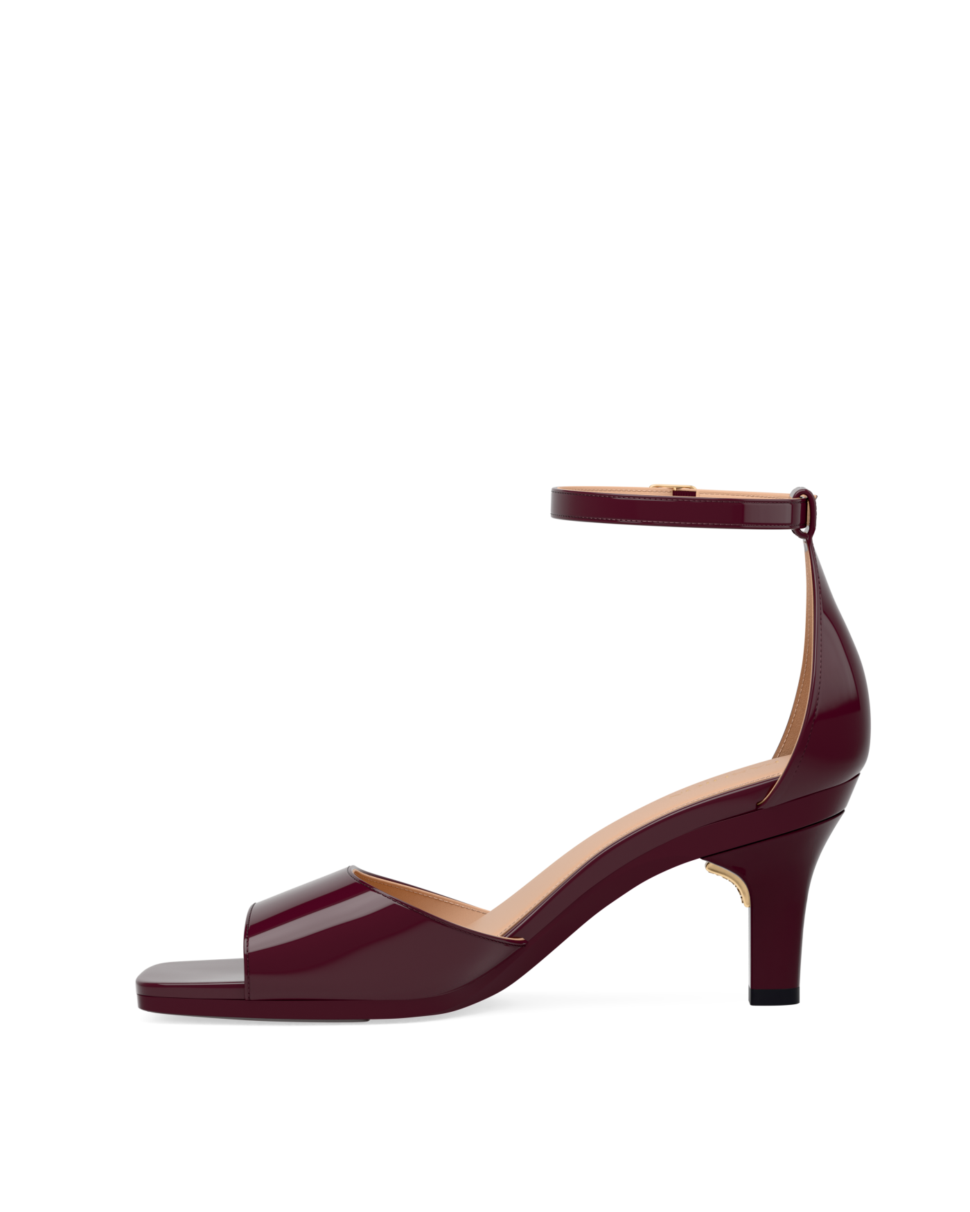 Brooke Sandal Pump - Cherry Mocha Patent 3 Stiletto