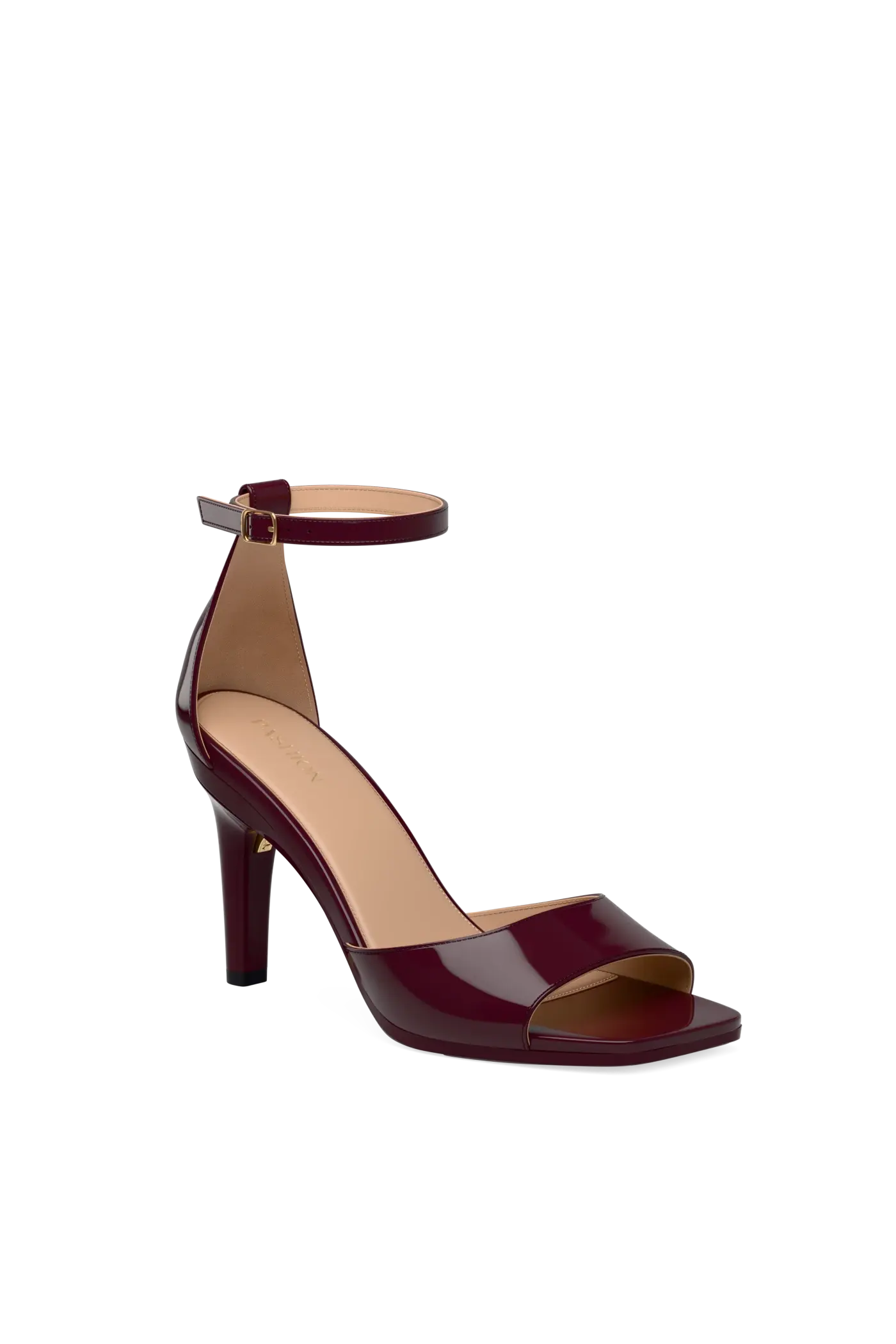 The Brooke Pump - Cherry Mocha Patent 4 Stiletto