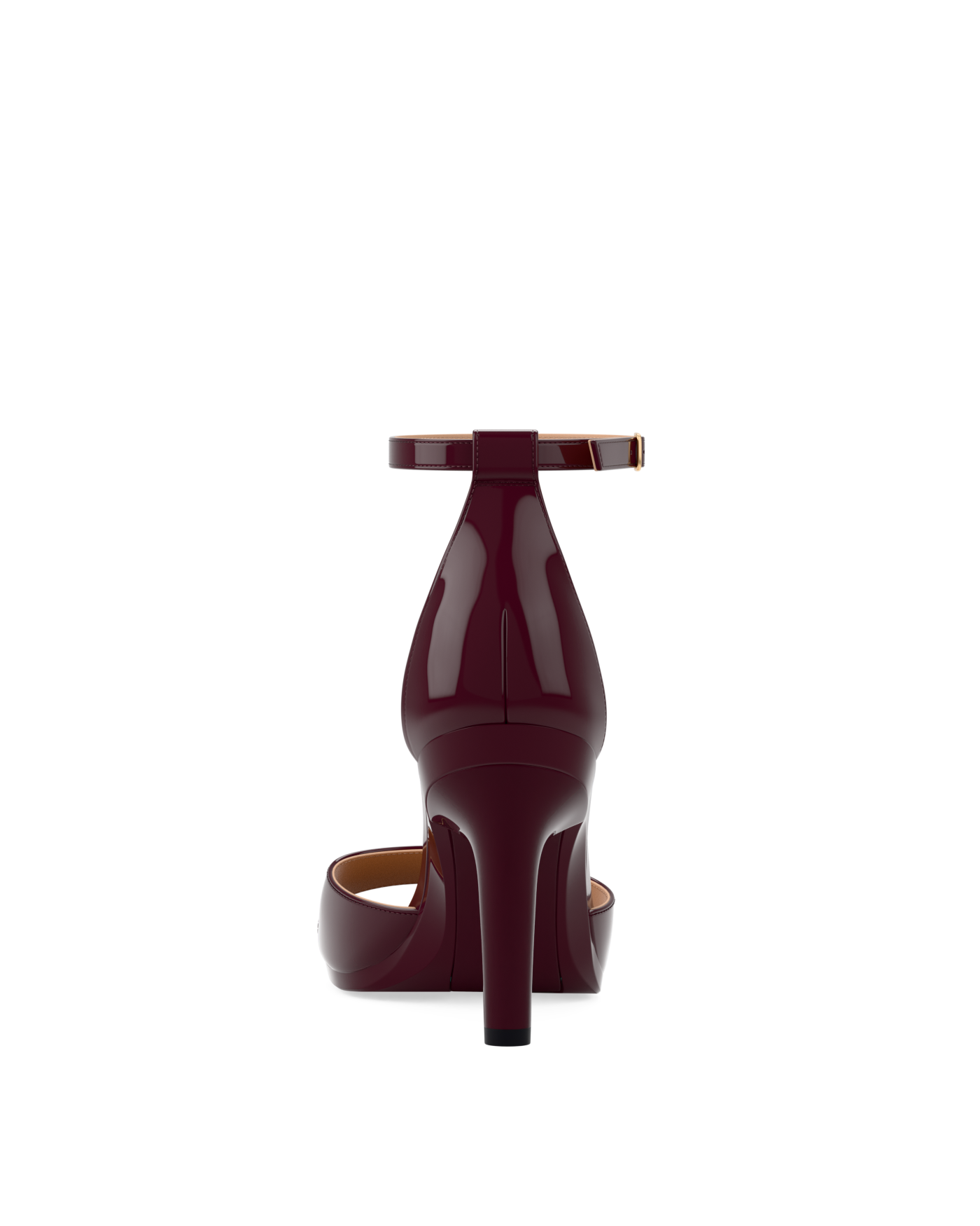 Brooke Sandal Pump - Cherry Mocha Patent 4 Stiletto