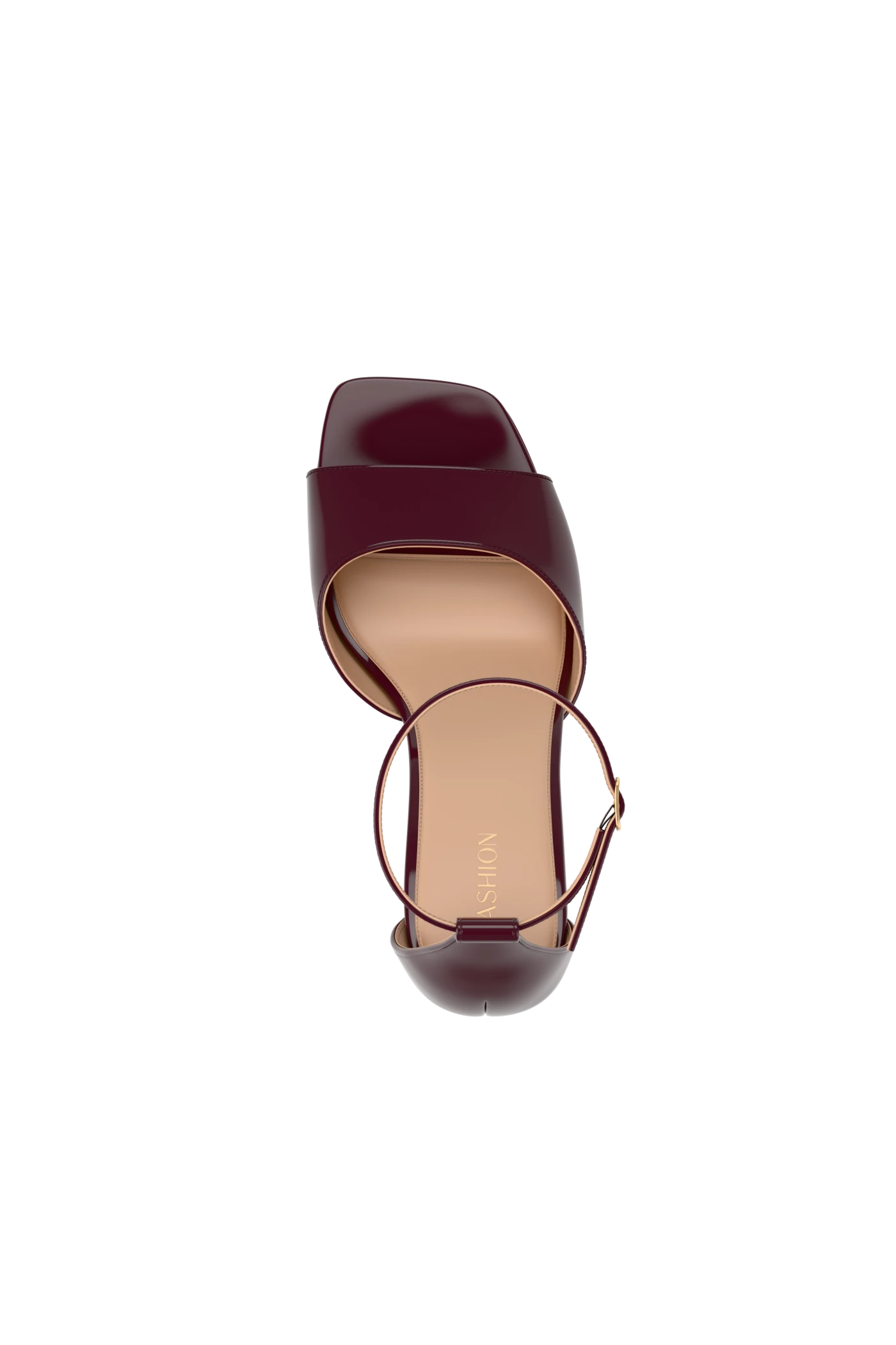 The Brooke Pump - Cherry Mocha Patent Flat