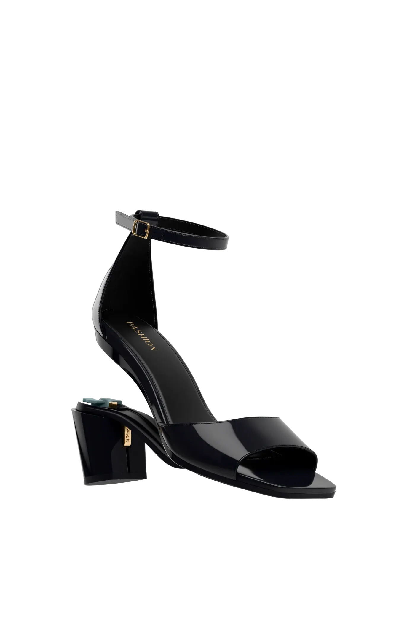 The Brooke Pump - Coal Patent 3 Block