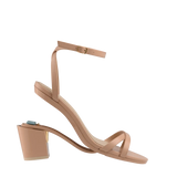 Brynn Sandal - Latte Leather 3 Block