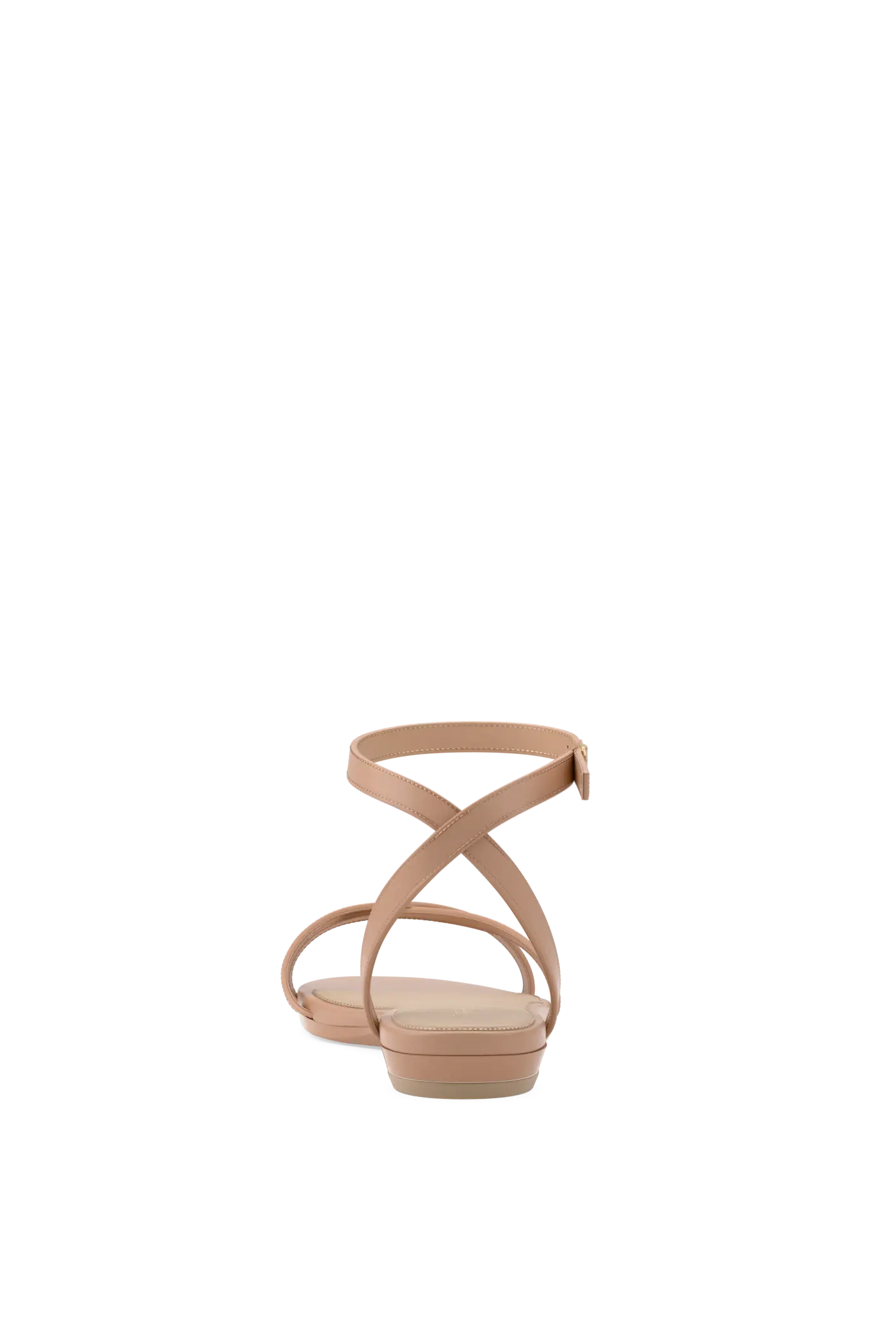 The Brynn - Latte Leather Flat