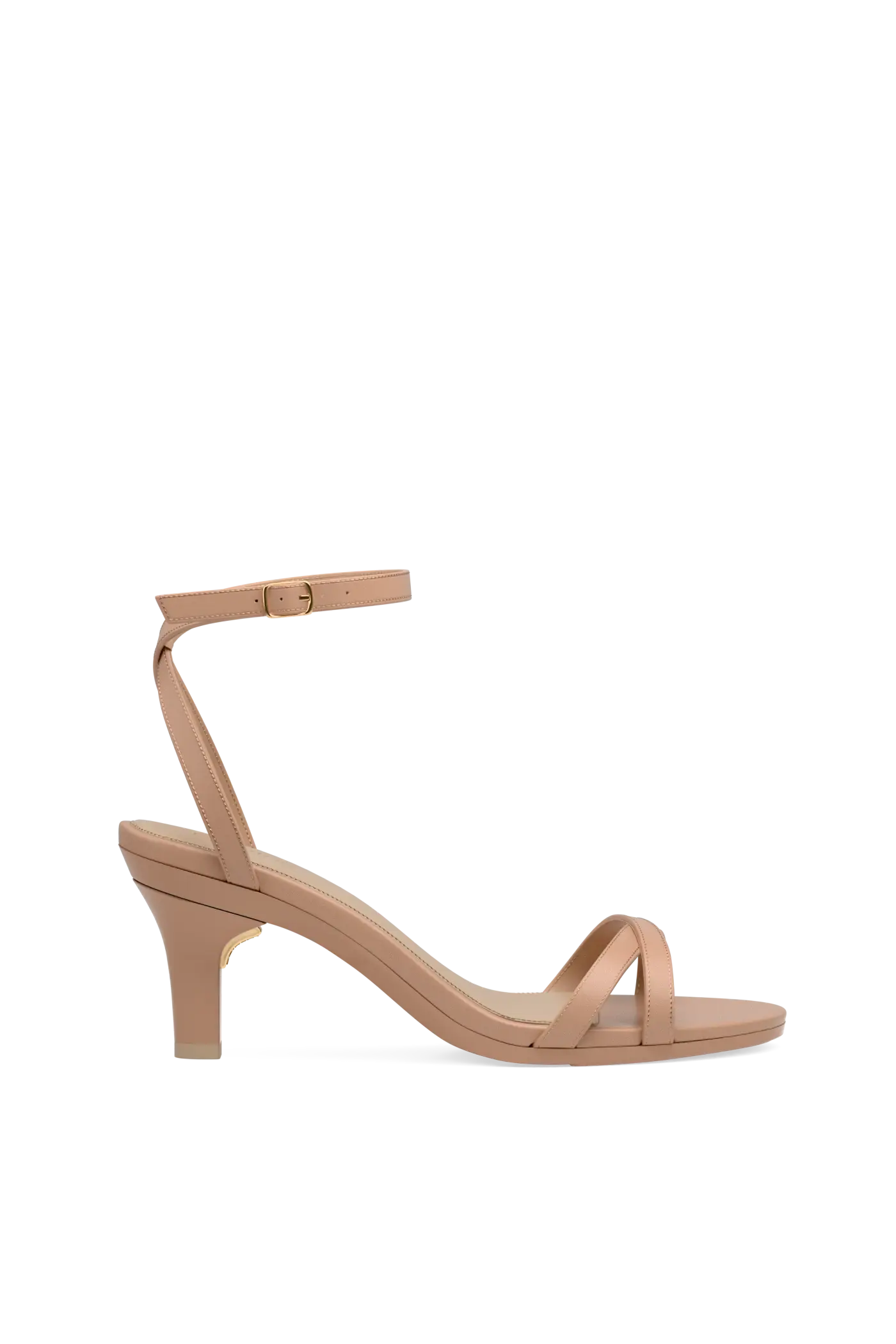 The Brynn - Latte Leather 3 Stiletto