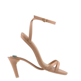 Brynn Sandal - Latte Leather 4 Stiletto