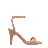 Brynn Sandal - Latte Leather 4 Stiletto