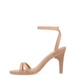 Brynn Sandal - Latte Leather 4 Stiletto