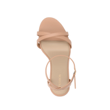 Brynn Sandal - Latte Leather Flat