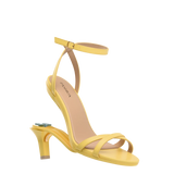 Brynn Sandal - Limoncello Leather 3 Stiletto - Final Sale