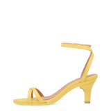 Brynn Sandal - Limoncello Leather 3 Stiletto - Final Sale