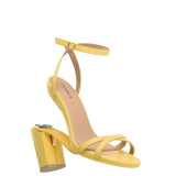 Brynn Sandal - Limoncello Leather 4 Block - Final Sale