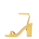 Brynn Sandal - Limoncello Leather 4 Block - Final Sale