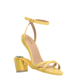 Brynn Sandal - Limoncello Leather 3 Block - Final Sale