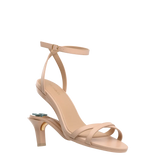 Brynn Sandal - Sand Leather 3 Stiletto