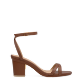 Brynn Sandal - Walnut Leather 3 Block